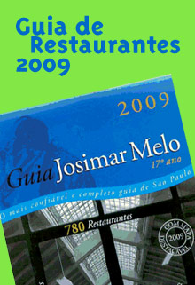 Suco Bagaço no Guia de Restaurantes Josimar Melo 2009