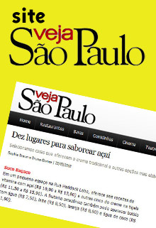 Suco Bagaço esta presente no site da Veja São Paulo
